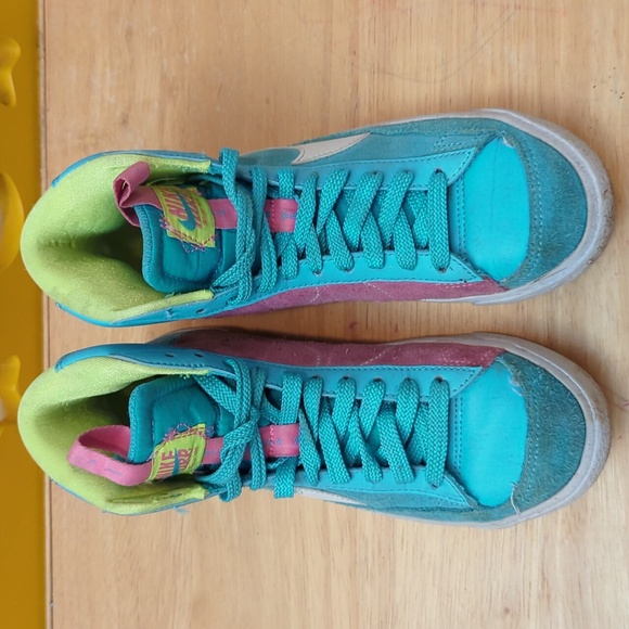 Nike Blazer Mid '77 GS 'Dance Baltic Blue Volt Pink' Youth